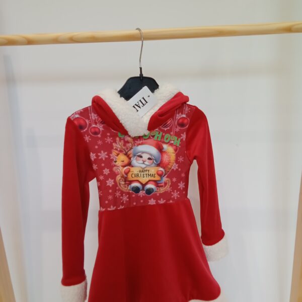 Robe de Noël à capuche