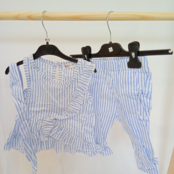 Ensemble à rayures avec bandeau